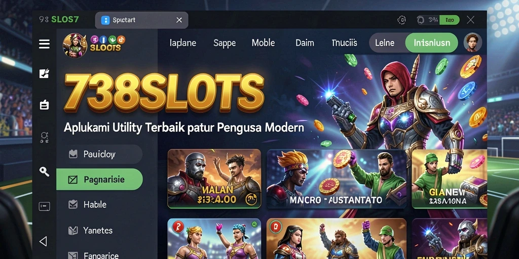 Tampilan utama 738SLOTS dengan antarmuka yang user-friendly.