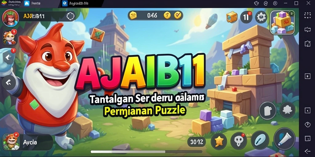 Tampilan gameplay AJAIB11 yang menarik dan penuh tantangan.