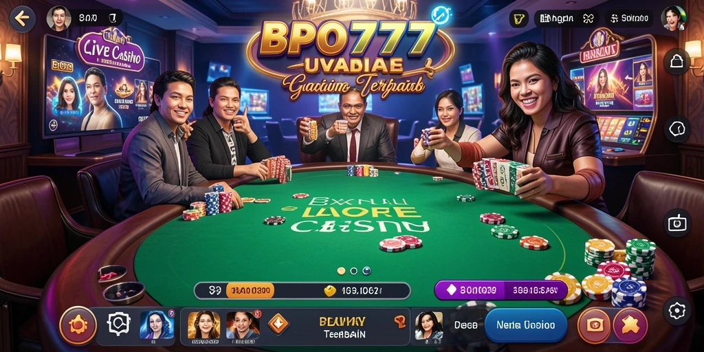 Tampilan gameplay <strong>BPO777</strong> yang memukau dalam sesi Live Casino.