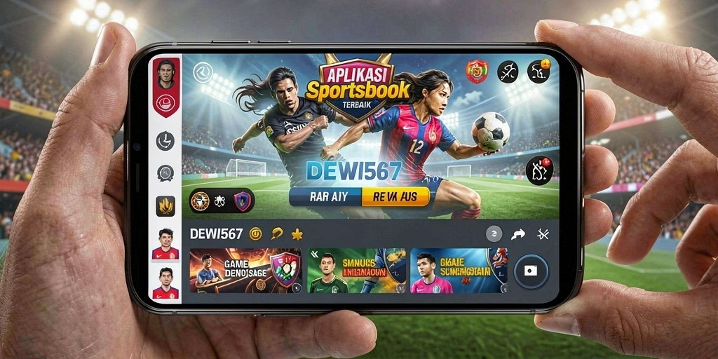 Tampilan gameplay aplikasi Sportsbook yang menarik dan interaktif.