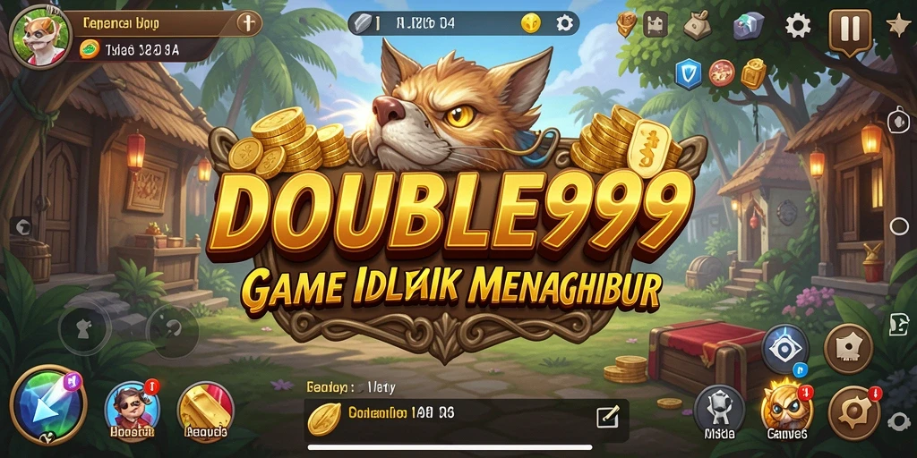 Tampilan gameplay menarik dari <strong>DOUBLE999</strong> dengan mekanisme idle yang menyenangkan.