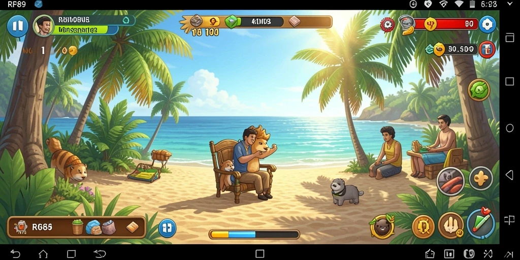 Tampilan gameplay RR89 yang menarik dan penuh warna.
