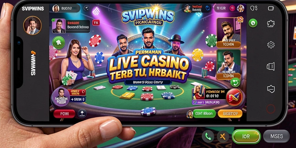 Tangkapan layar menunjukkan gameplay mendebarkan di SVIPWINS Live Casino.