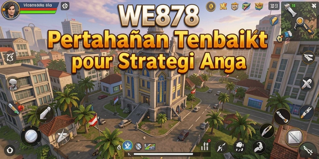 Tampilan gameplay WE878 yang menegangkan di Tower Defense.